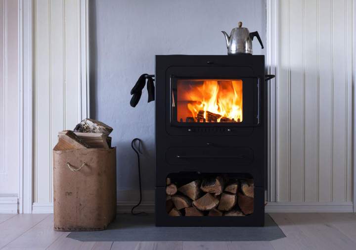 Poêle à bois design La Charité-sur-Loire