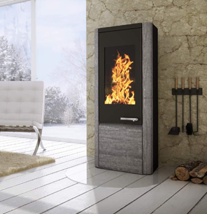 Poêle à bois design La Charité-sur-Loire