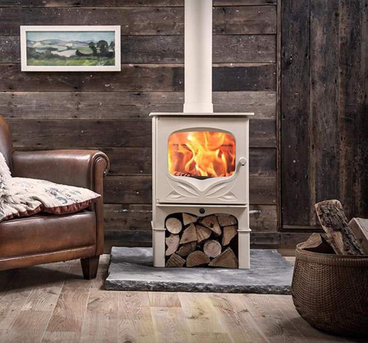 Poêle à bois scandinave La Charité-sur-Loire